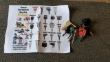 Set of Heavy Equipment Keys- 24 Keys