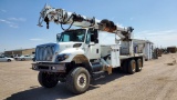 2009 International 7400 TANDEM Digger Derrick Truck