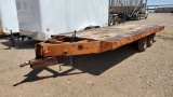 1974 Charles Machine Works T2 Flatbed Trailer