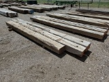 (3) Wooden Beams 16'3