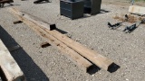 (2) Wooden Beams 20' x 7