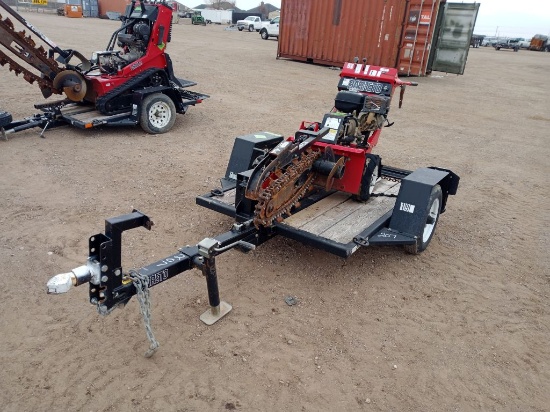 2018 Barreto Walk Behind Model E924HM-4MS Trencher