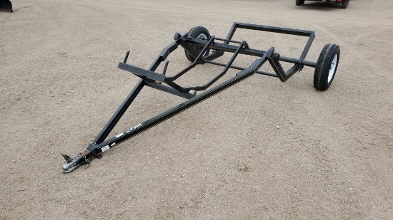 Shopmade Round Bale Hay Hauling Trailer
