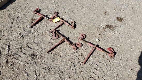 (4) 1/2" Ratcheting Chain Boomers