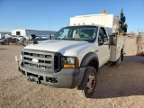 2007 Ford F550 Super Duty  Regular Cab Service Truck Cab & Chassis