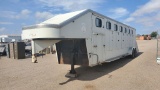 1990 Turnbow 7 Horse Livestock Trailer