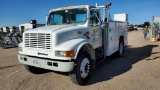 2001 International 4900  80 Inch Wide Steel Cab 68 ABC Truck Delivery Mechanics Truck