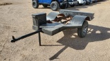 Shop Made Pull Behind Single Axle Welding Trailer