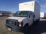2012 Ford E350  Single Axle Parcel Delivery 2D Box Truck