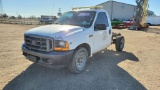2001 Ford F250 Super Duty XL Regular Cab 2D Cab & Chassis