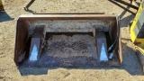 5' Tink Rollover Skid Steer Bucket