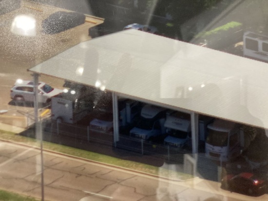 44'x280' Metal Awning