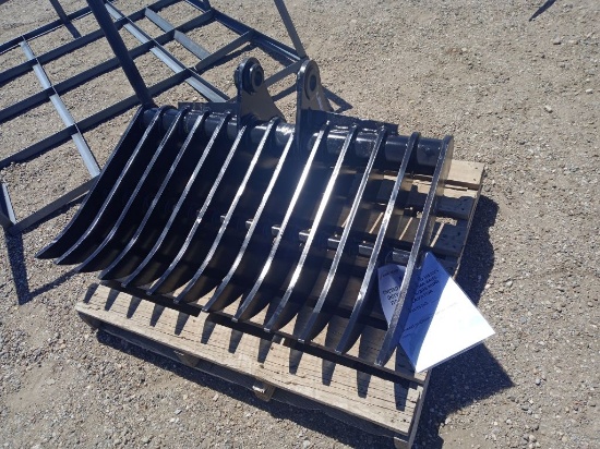 44" Land Hero Rake - Mini Excavator