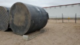 Large Poly 7,050 Gallon Tank 10' Diameter x 12' Tall w/Ladder