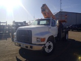 1997 Ford F800 F Series Low Profile Option Conventional Cab Truck Delivery Bucket Truck