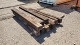 (11) 8' Wooden Cross Ties
