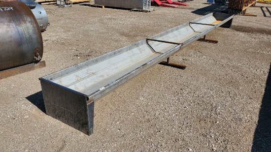 24' Feed Trough (Made of 12 Gauge Steel)