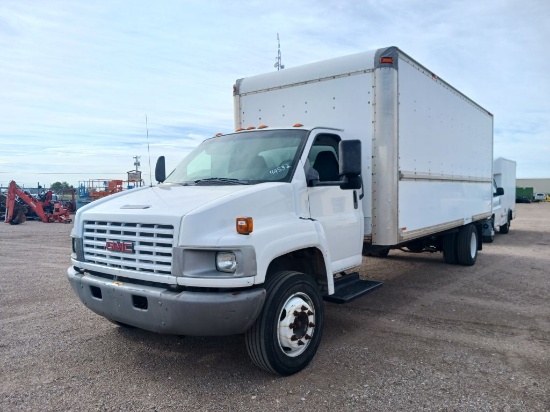 2005 GMC C5500 C Series Conventional Cab Chassis Truck Delivery Box Truck