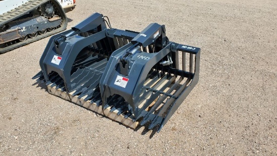 Stout 69-3B Grapple w/Skid Steer Quick Attach