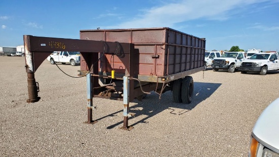 Shopmade Dual Cylinder Dump  Trailer