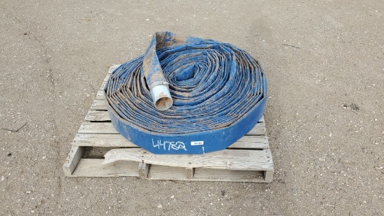 110' X 4" Lay Flat Discharge Hose