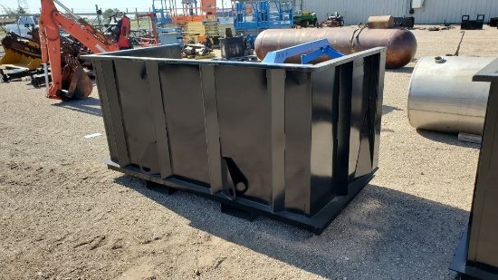 4 CY. Debris Bin Forklift Attach