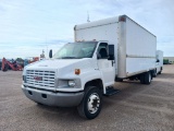 2005 GMC C5500 C Series Conventional Cab Chassis Truck Delivery Box Truck
