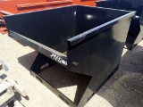 2 CY Skid Steer Hopper w/Fork Pockets Trash Hopper