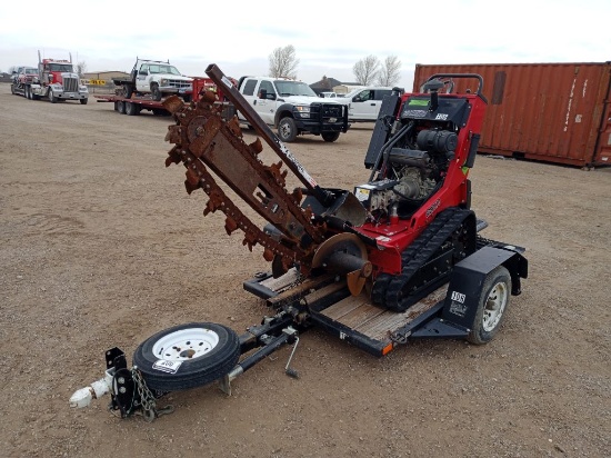 2017 Model E924HM-4MS Barreto Walk Behind  Trencher