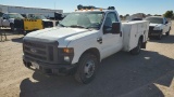 2008 Ford F350 Super Duty XL Regular Cab 2D Service Crane Truck XL DRW 2WD