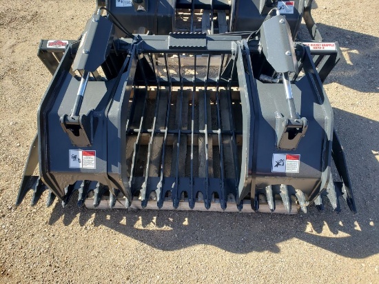 Stout 72-3 Rock Bucket Grapple