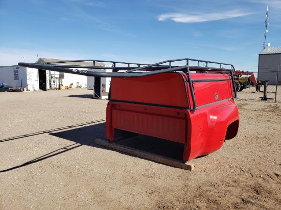 Dually Truck Bed w/Material Rack and Slide Out Bed Insert