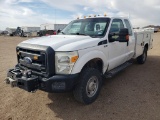 2016 Ford F-350 Super Duty Super Cab Long Bed 4WD Service Truck Lariat