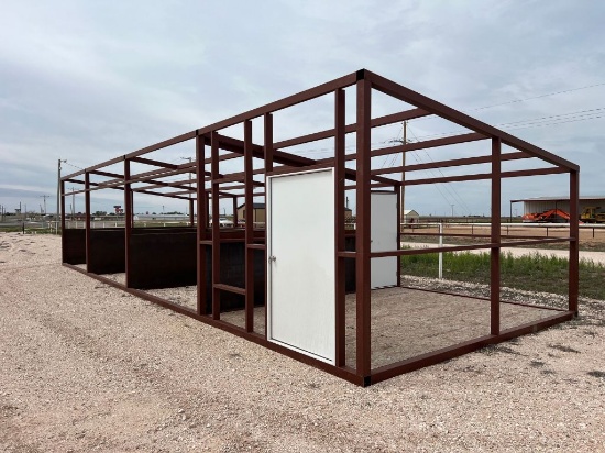 16x48 livestock barn with 12x16 tack room