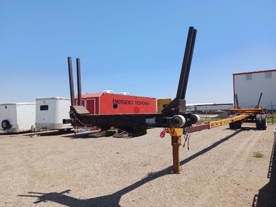 1963 Hobbs  Inverted 5th Wheel Pole Trailer