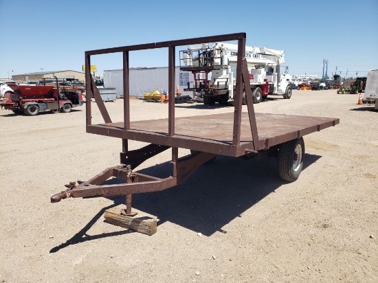 Shopmade 8' x12' Flatbed Trailer