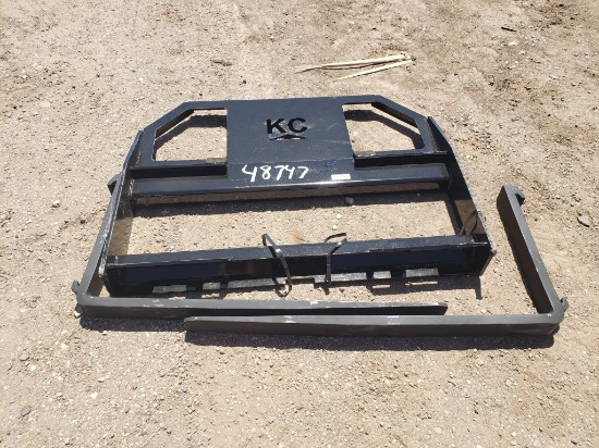 45" Skid Steer Fork Frame V2 w/42" Forks