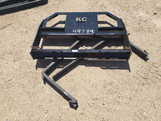 45" Skid Steer Fork Frame V2 w/42" Forks