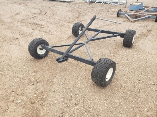 4 Wheel Pull Behind Cart Frame