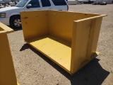 4 CY. Debris Bin Forklift Attachment