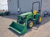 2021 John Deere Tractor 3038E