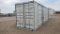 40' One Trip Shipping Container