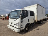 2014 Isuzu NPR-HD 4000 Series Medium Duty Crew Cab Truck Delivery Box Truck