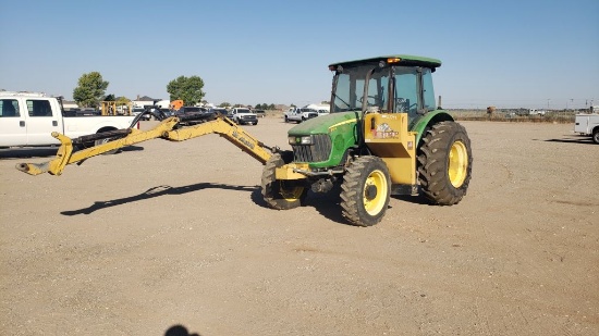 John Deere 5101 w/ Tigers Mowers Bengal Mower Arm Attachment Utility Tractor
