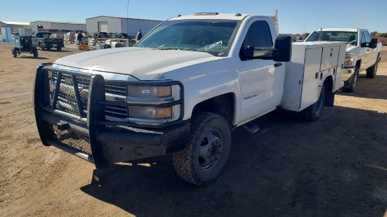 2015 Chevrolet Silverado 3500 W/T Single Cab Service Truck Work Truck