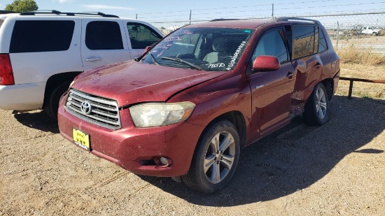 2008 Toyota Highlander Sport SUV 4D