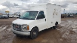 2001 GMC Savana 3500 Aluminum Body Hi Cube 2D Box Truck