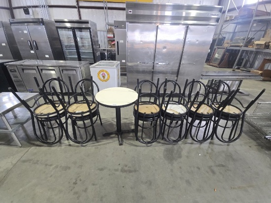 (1) Table With (10) Chairs
