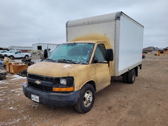 2011  Chevrolet  Express 3500   Hi Cube 2D  Box Truck