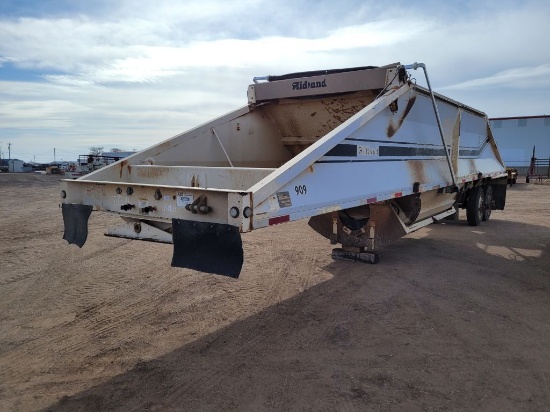 PULLED FROM AUCTION 2000  Midland  MG40CLAM Belly Dump Trailer